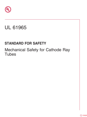 UL 61965 PDF UL 61965 PDF